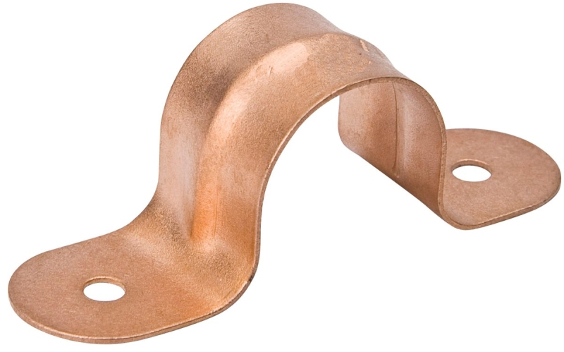 B & K C13-125HC Pipe Strap, 1-1/4 in Opening, Steel, Copper, 4/PK