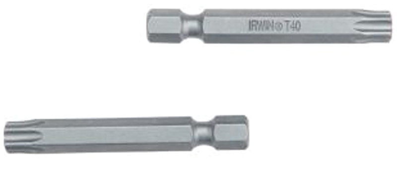 Irwin 93321 Power Bit, T15 Drive, Torx Drive, 1/4 in Shank, Hex Shank, 1-15/16 in L, Tool Steel