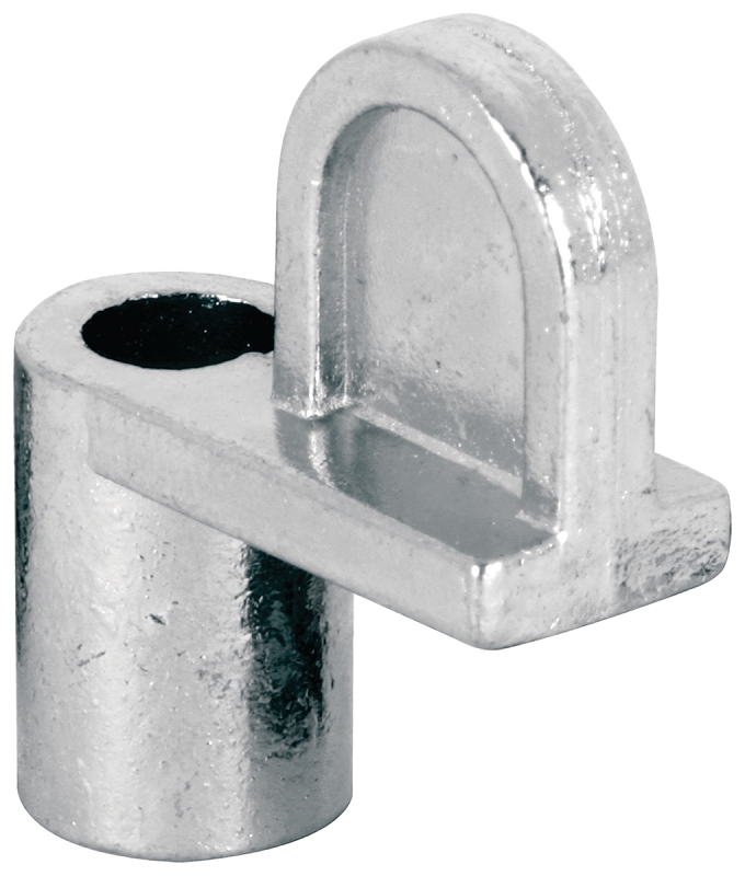 Make-2-Fit PL 7737 Window Screen Clip with Screw, 7/16 in D Dimensions, Alloy, Zinc, Silver, 12/PK