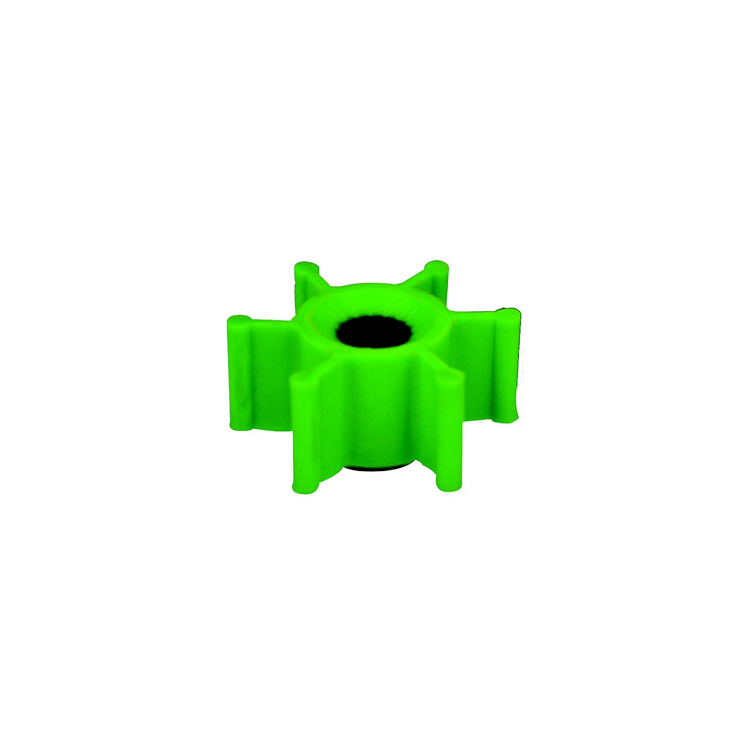 Jabsco 6303-0007-P Replacement 6 Blade Green Polyurethane Impeller