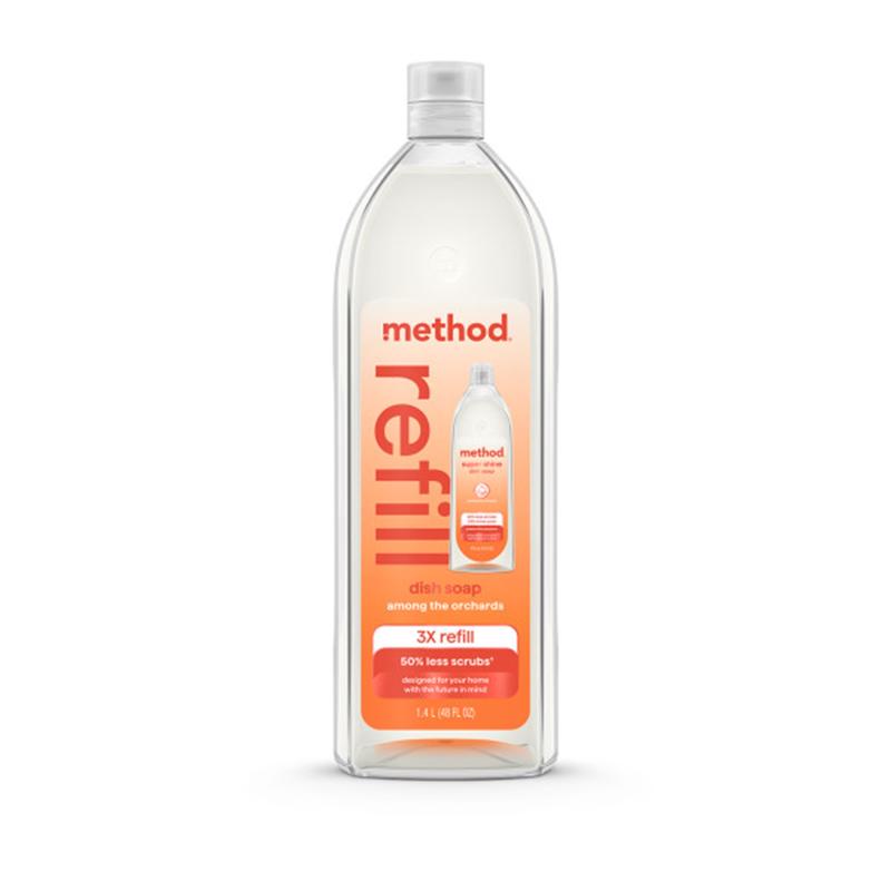 Method Super Shine Among the Orchards Scent Liquid Dish Soap Refill 48 oz 1 pk, Pack of 3