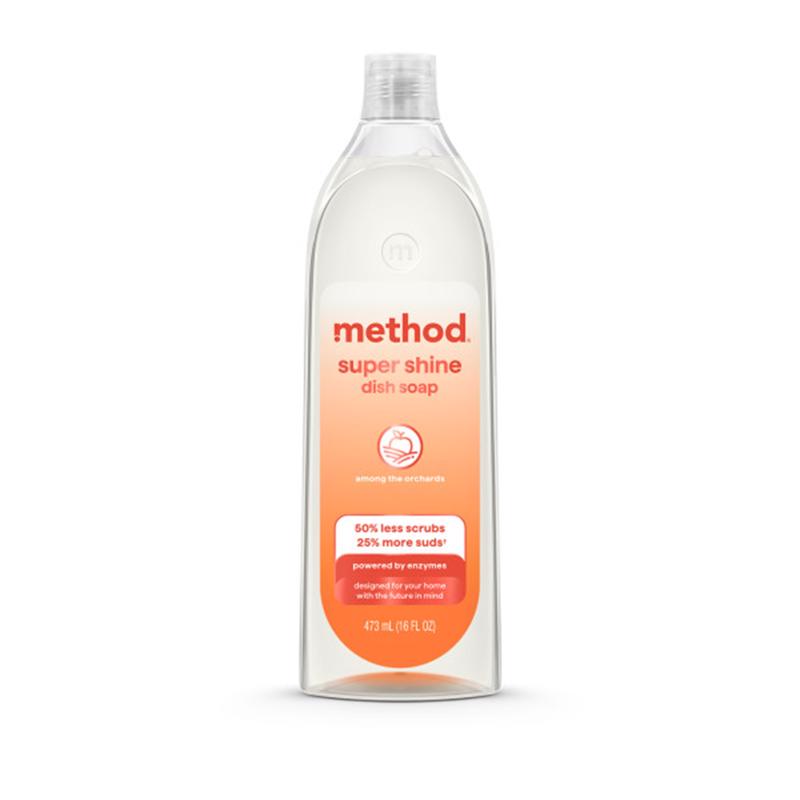 Method Super Shine Among the Orchards Scent Liquid Dish Soap 16 oz 1 pk, Pack of 4