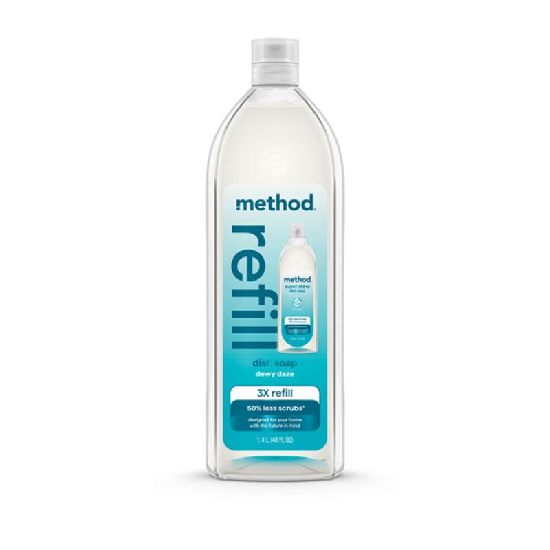 Method Super Shine Dewy Daze Scent Liquid Dish Soap Refill 48 oz 1 pk, Pack of 3