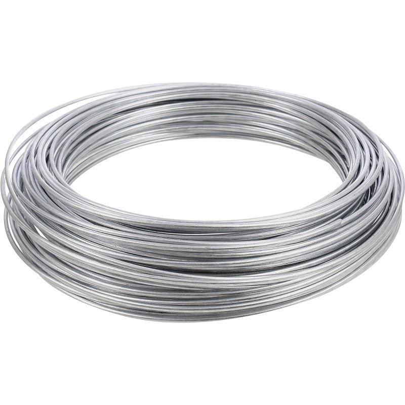 Hillman 50141 Utility Wire, 100 ft L, 12 ga Gauge, 100 lb Working Load, Steel, Galvanized