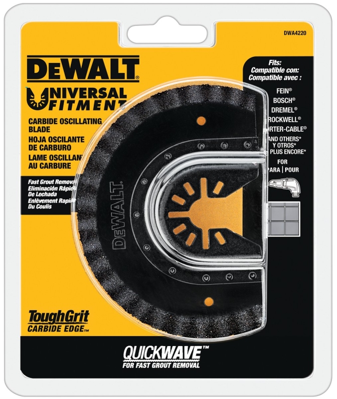 DEWALT DWA4220 Oscillating Blade, 3-5/8 in, Carbide