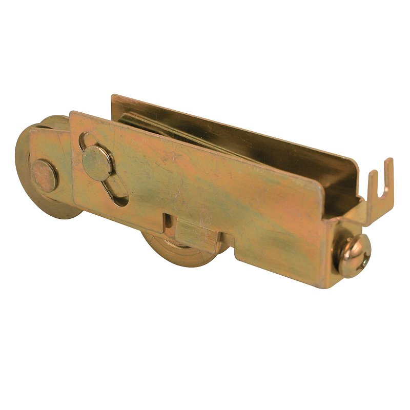 Prime-Line D 1551 Roller Assembly, 1-1/8 in Dia Roller, 5/16 in W Roller, Steel, 2-Roller, C-Tab Mounting