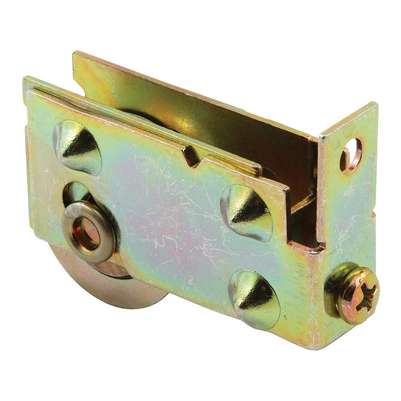 Prime-Line D 1540 Roller Assembly, 1-1/8 in Dia Roller, 5/16 in W Roller, Steel, 1-Roller, F-Tab Mounting