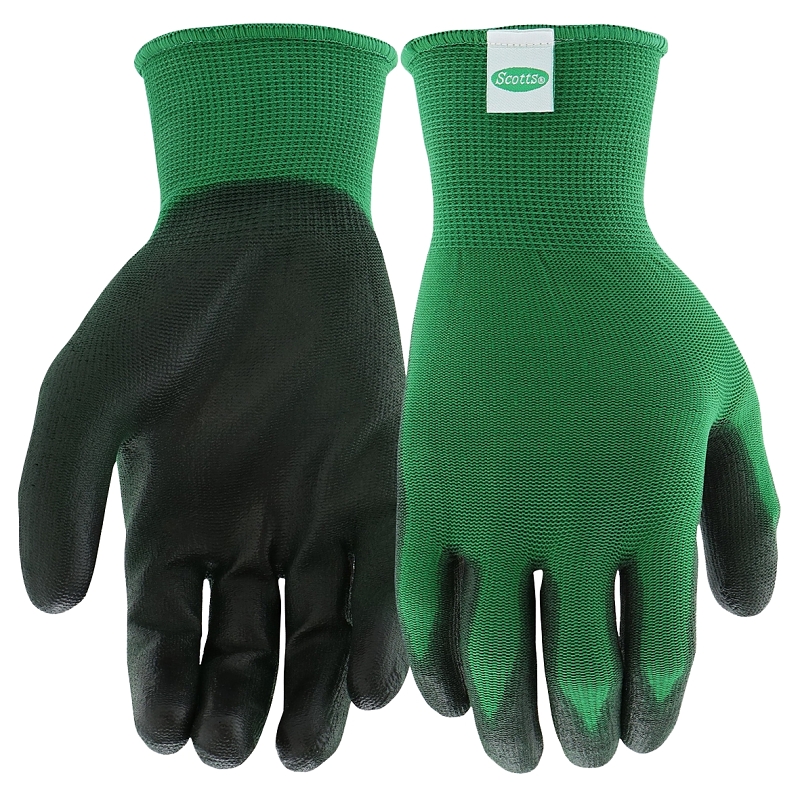 Scott's SC30604/L Breathable, Seamless Coated Gloves, L, 3-3/4 in L, Knit Wrist Cuff, Polyurethane Coating, Nylon Glove