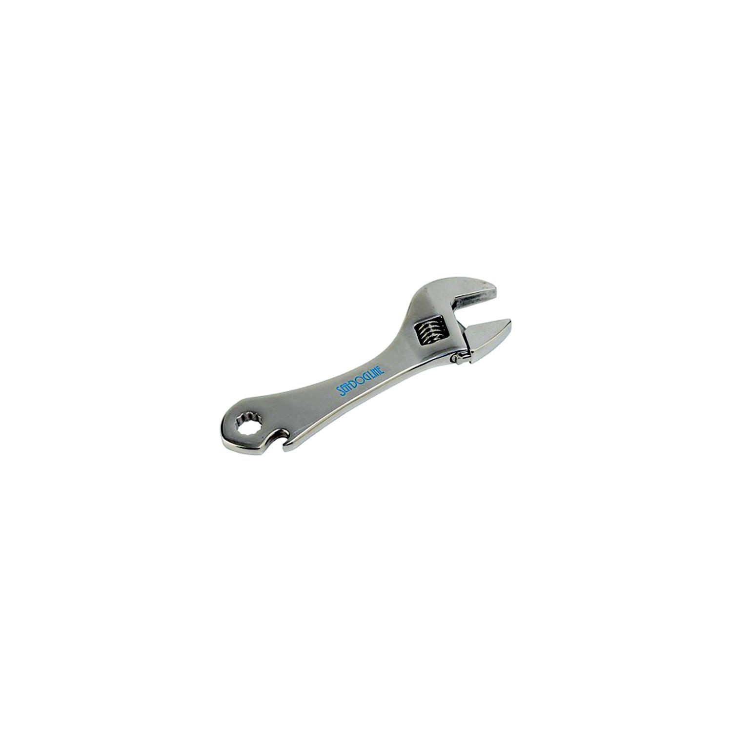 SeaDog 563255 Cast 17-4ph Grade Stainless Adjustable Wrench - Includes 1/4â³ Hex Head & Bottle Opener