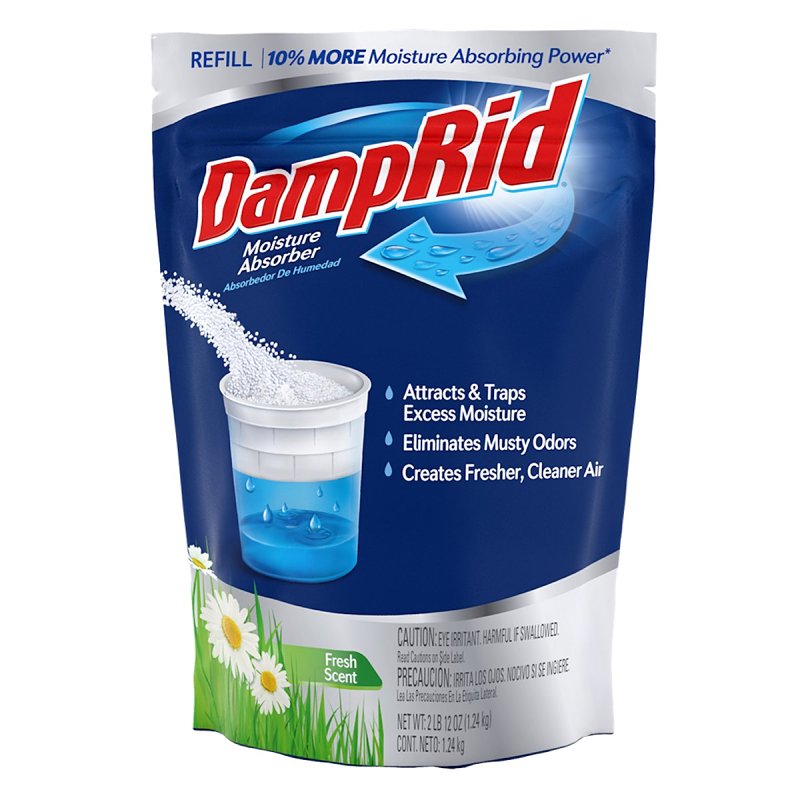 DampRid FG30FS Moisture Absorber, 42 oz, Pellet