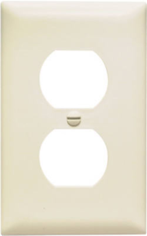Pass & Seymour TradeMaster TP Series TP8LACP10 Wallplate, 4-11/16 in L, 2.937 in W, Standard, 1-Gang, Nylon, Matte