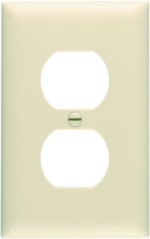 Pass & Seymour TradeMaster TP Series TP8ICP10 Wallplate, 4-11/16 in L, 2.937 in W, Standard, 1-Gang, Nylon, Ivory