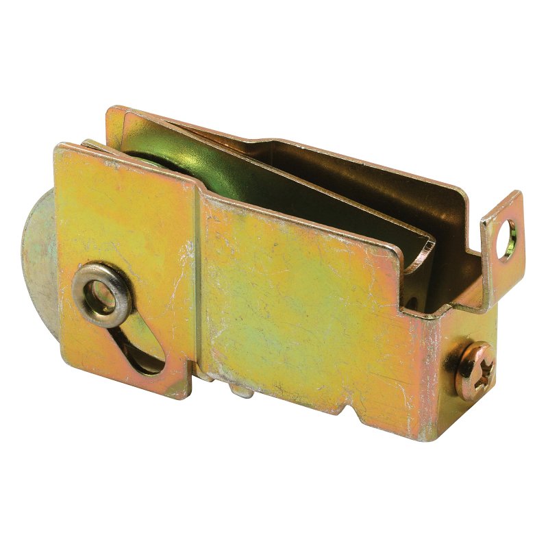 Prime-Line D 1515 Roller Assembly, 1-1/4 in Dia Roller, 5/16 in W Roller, Steel, 1-Roller, F-Tab Mounting