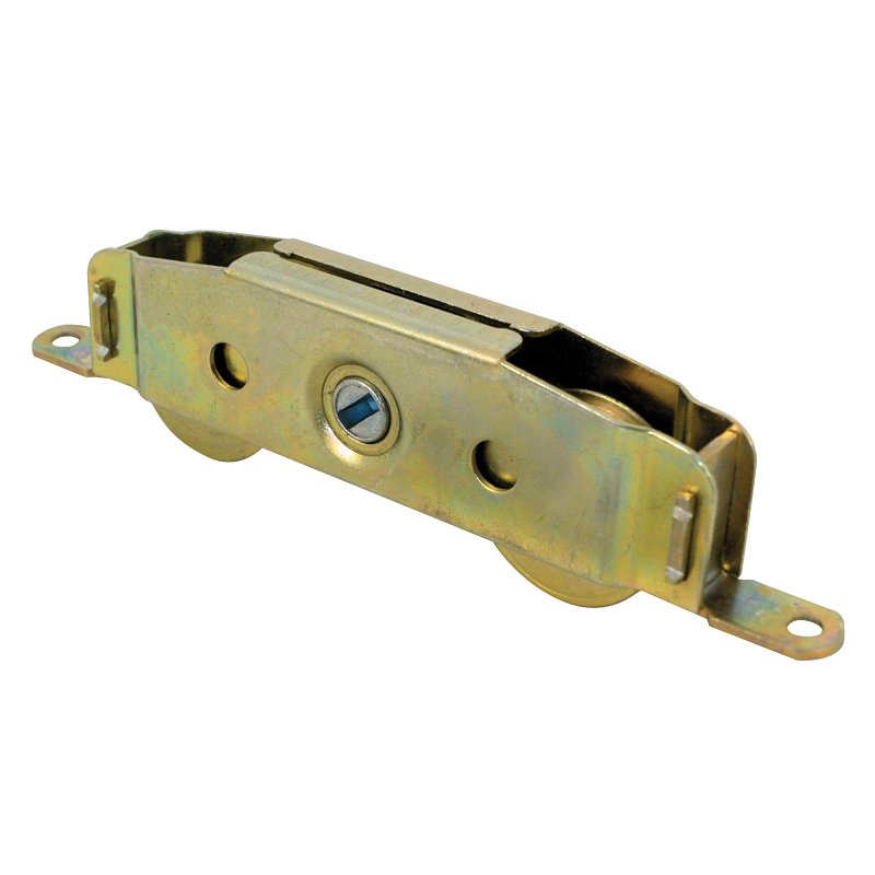 Prime-Line D 1607 Roller Assembly, 1-1/4 in Dia Roller, 5/16 in W Roller, Steel, 2-Roller