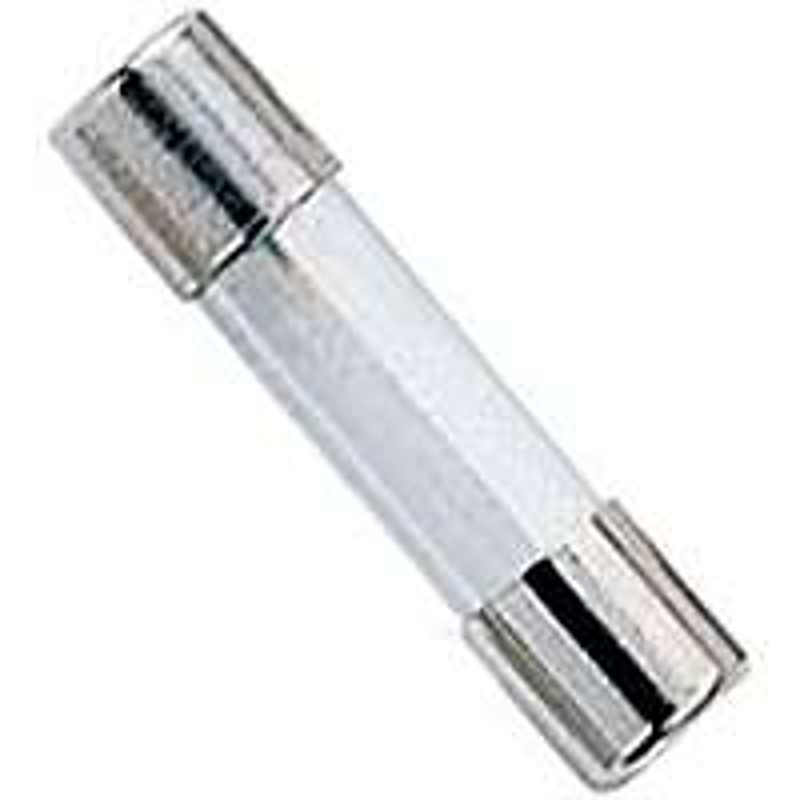 Bussmann GDC Series BP/GDC-5A Time Delay Fuse, 5 A, 250 V, 10 kA, 30 A Interrupt, Glass Body, GDC
