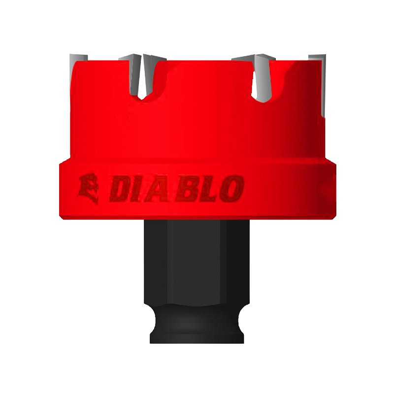 Diablo Steel Demon DHS1500CF Hole Cutter, 1-1/2 in Dia, 1/4 in D Cutting, Carbide Cutting Edge
