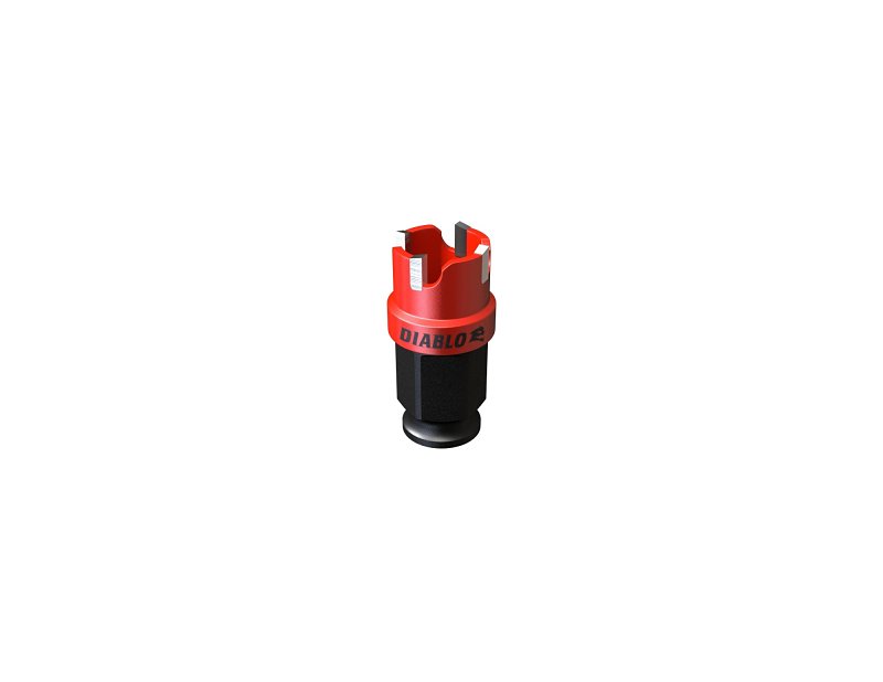 Diablo Steel Demon DHS0750CF Hole Cutter, 3/4 in Dia, 1/4 in D Cutting, Carbide Cutting Edge