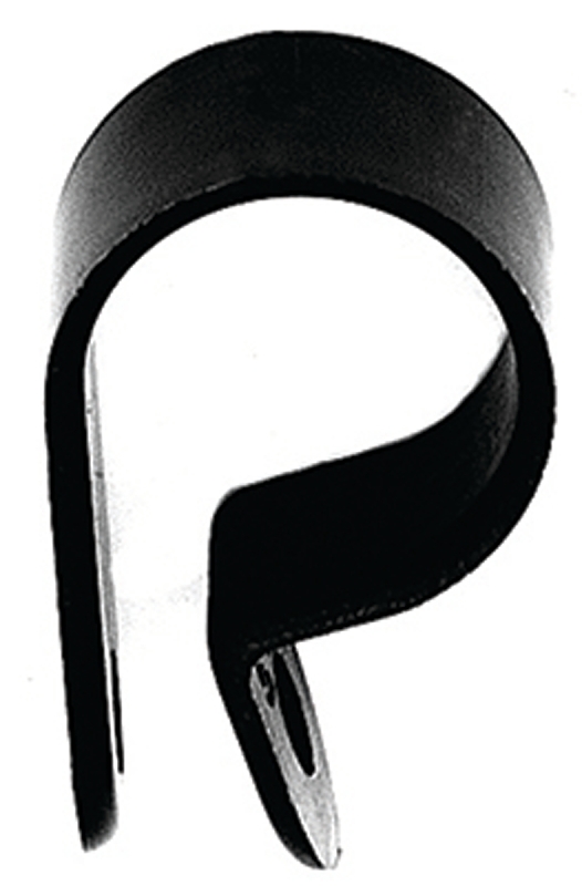 JANDORF 61455 Cable Clamp, 5/8 in Max Bundle Dia, Nylon, Black