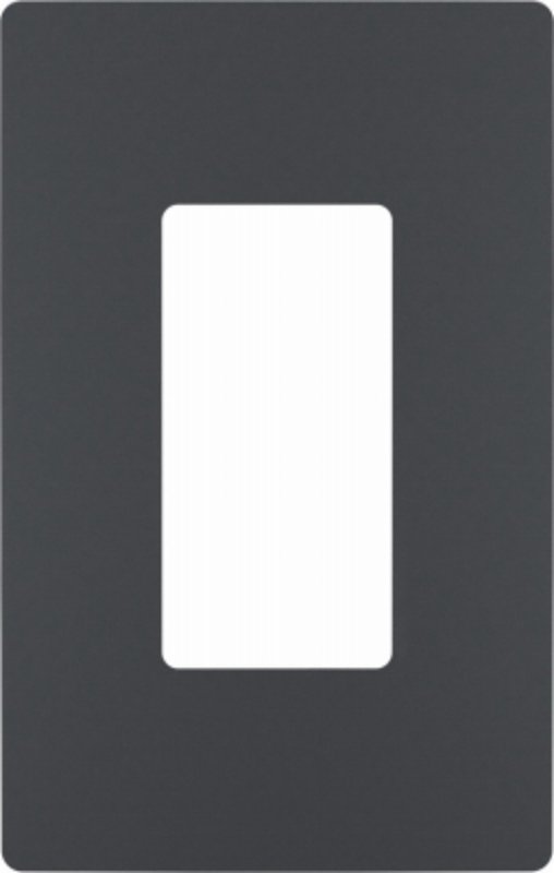 Pass & Seymour radiant Series RWP26GCC6 Wallplate, 4-1/2 in L, 3.15 in W, 1-Gang, Polycarbonate, Graphite, Metallic