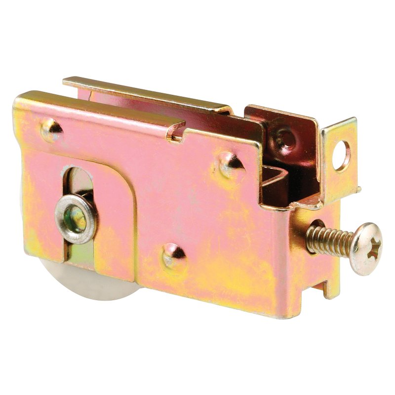 Prime-Line D 1539 Roller Assembly, 1-1/4 in Dia Roller, 5/16 in W Roller, Steel, 1-Roller, F-Tab Mounting