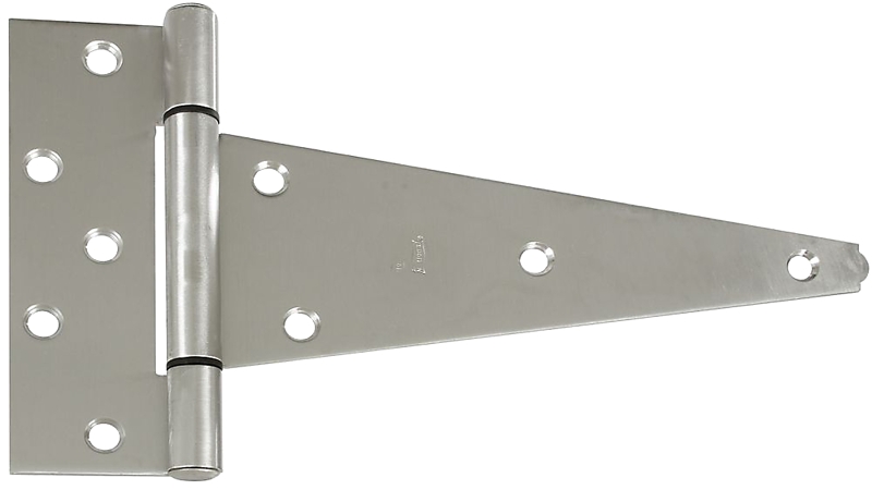 National Hardware N342-535 Extra Heavy-Duty Tee Hinge, Stainless Steel, Tight Pin, Screw Mounting, 70 lb