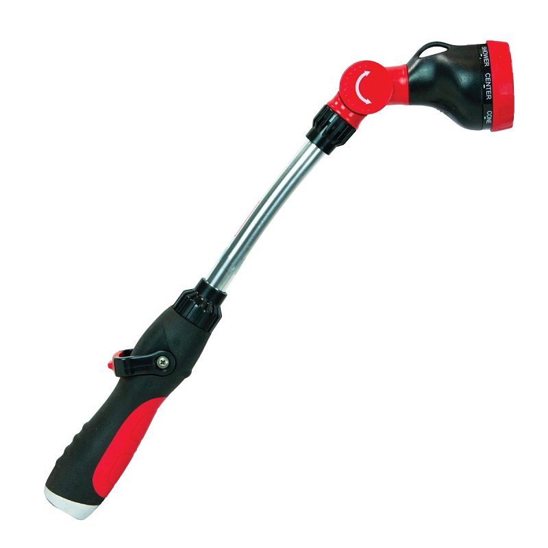 Chapin 46758 Adjustable Watering Wand, 3/4 in Inlet, Garden Hose Inlet, 8-Spray Pattern, Metal/Plastic, 16 in L Wand
