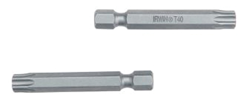 Irwin 93327 Power Bit, T25 Drive, Torx Drive, 1/4 in Shank, Hex Shank, 1-15/16 in L, Tool Steel