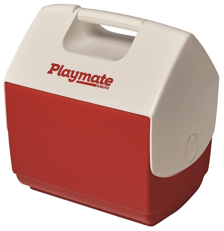 Igloo Playmate Pal Series 7362PLT Cooler, 9 Cans, 7 qt Cooler, Plastic, Diablo Red