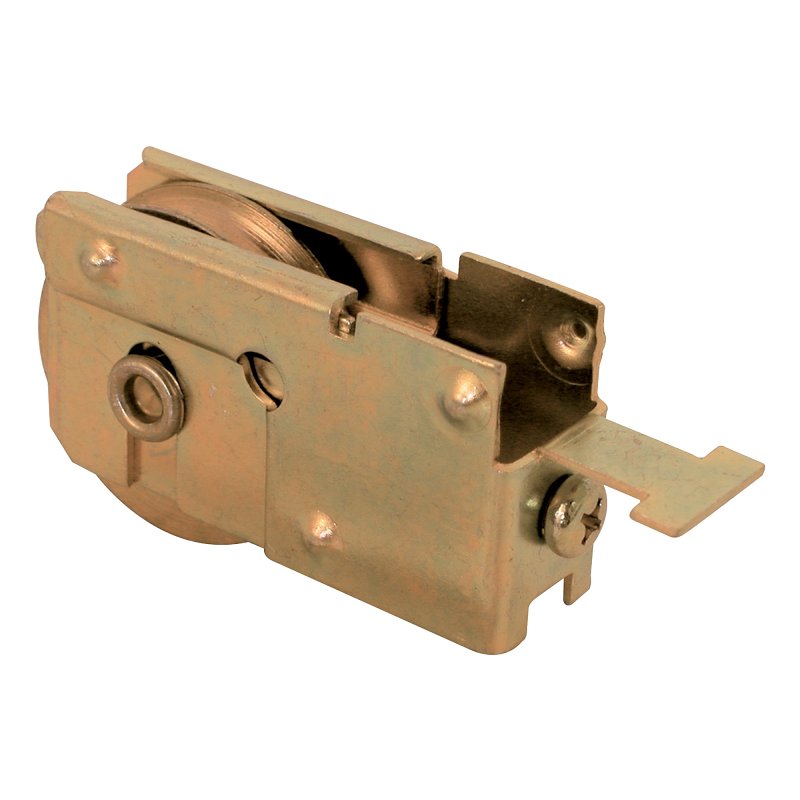Prime-Line D 1525 Roller Assembly, 1-1/2 in Dia Roller, 5/16 in W Roller, Steel, 1-Roller, K-Tab Mounting