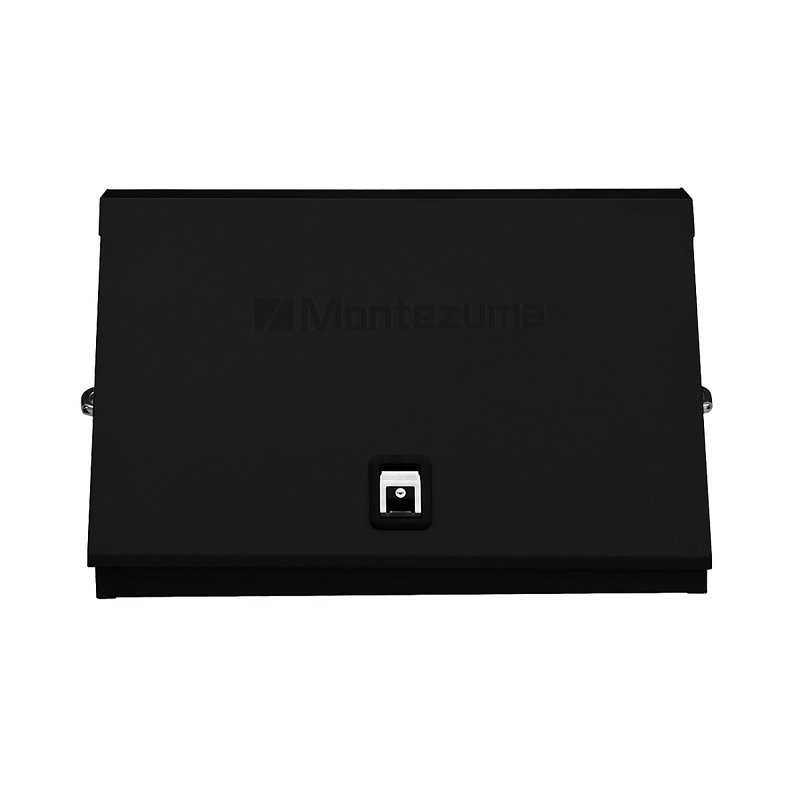 Montezuma XL450B Triangle Tool Box, 13,120 cu-in, Steel, Black, 21-5/8 in H x 36-3/4 in W x 17-1/2 in D Outside