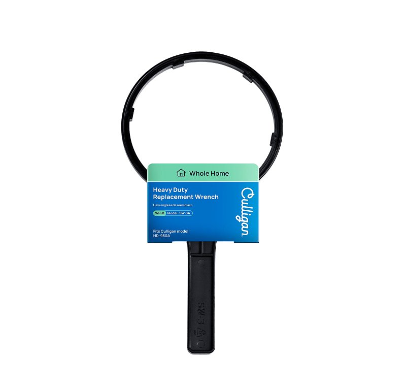 Culligan SW-3A Water Filter Housing Wrench, Heavy-Duty, Black, For: HD-150, HD-950, W10-PR, W15-PR Water Filters