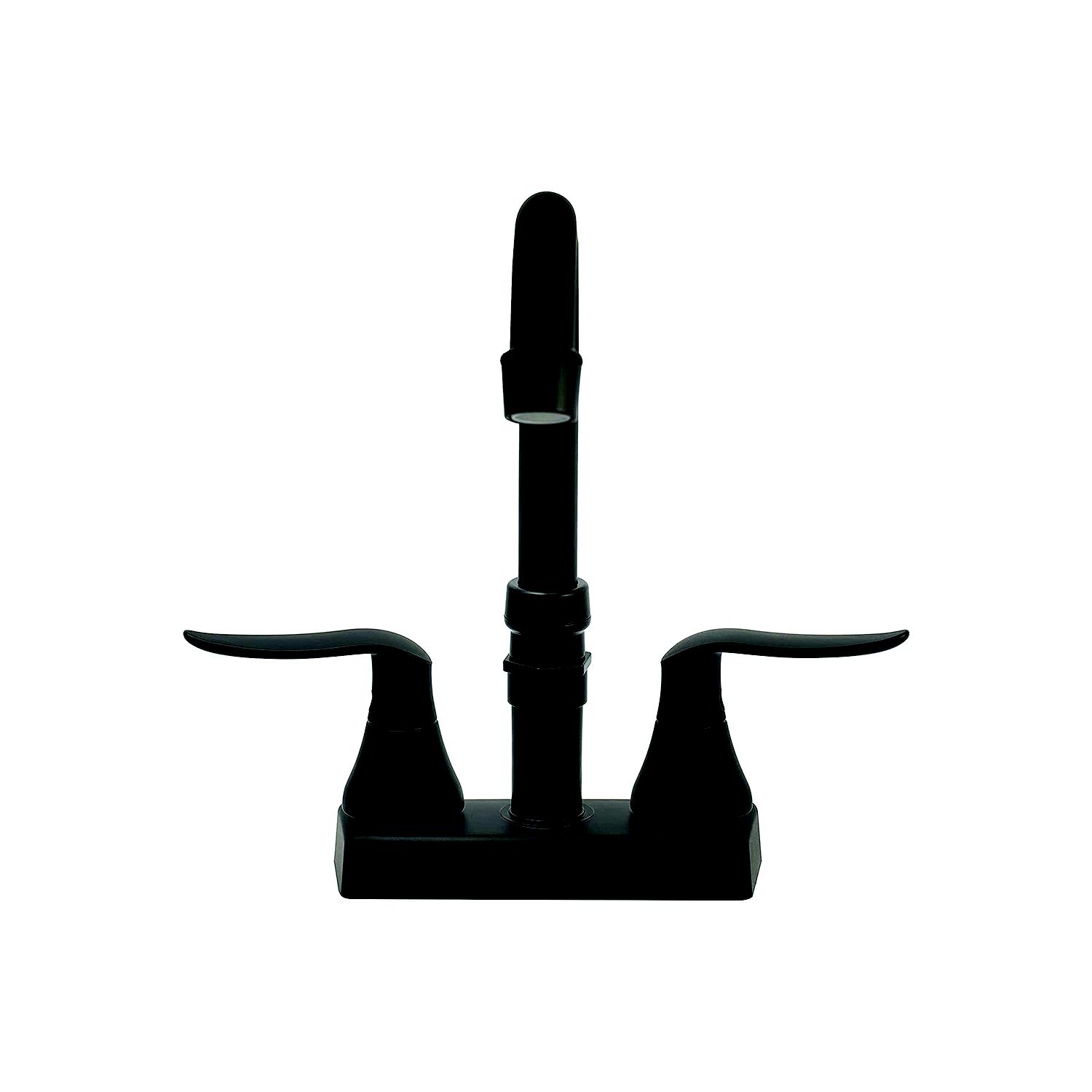 Dura Faucet DFSA180LHKMB RV Bar Faucet With Quick Connect Spout