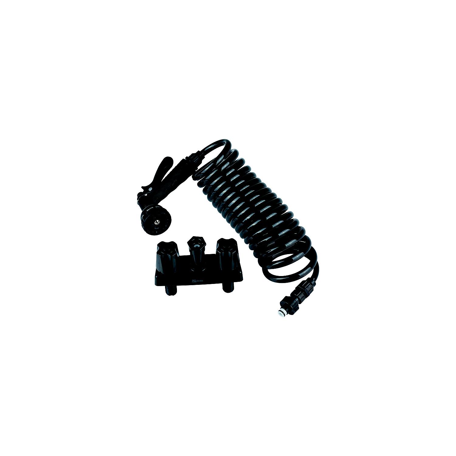 Dura Faucet DFSA186BK Exterior Spray Faucet Kit, Black