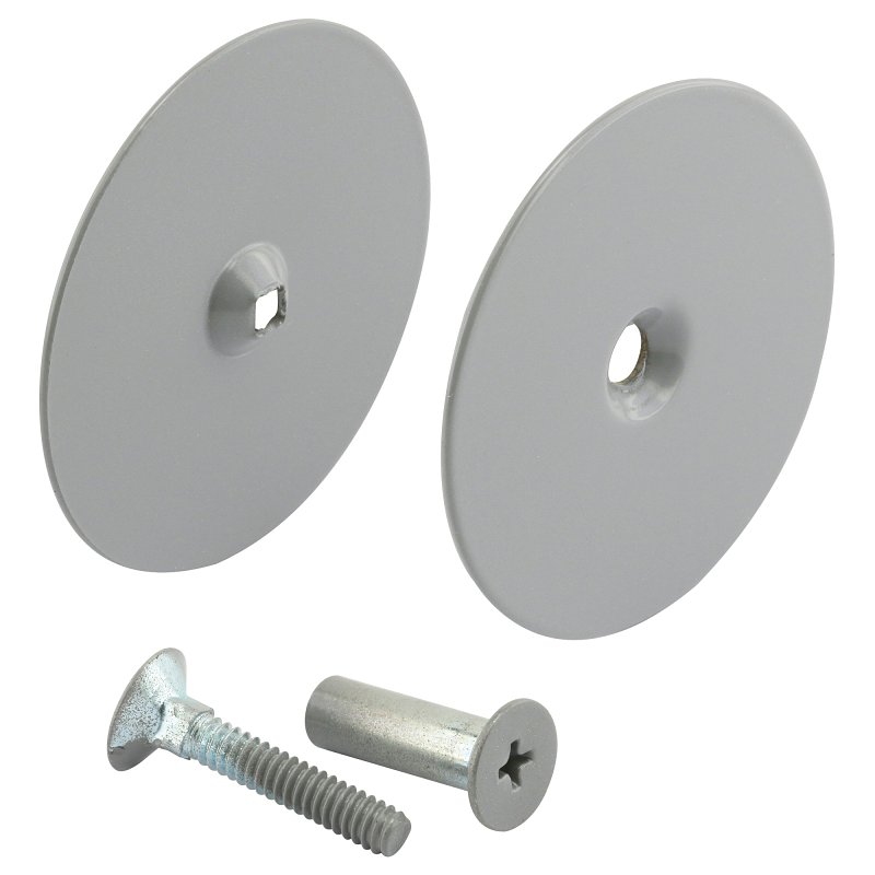 Defender Security U 9515 Hole Cover Plate, Steel, Painted, For: 1-3/4 in Thick Doors