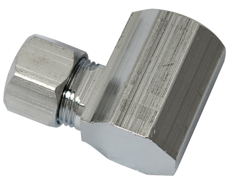 Plumb Pak PP75PCLF Adapter, 3/8 in, FIP x Compression, Chrome-Plated