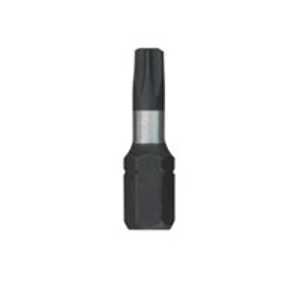 Milwaukee SHOCKWAVE 48-32-4436 Impact-Duty Insert Bit, #25 Drive, Torx Drive, 1/4 in Shank, Hex Shank, 1 in L, Steel