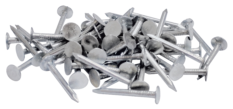 ProFIT 0069132 Hand Drive Roofing Nail, 2 in L, Flat Head, 11 ga Gauge, Steel