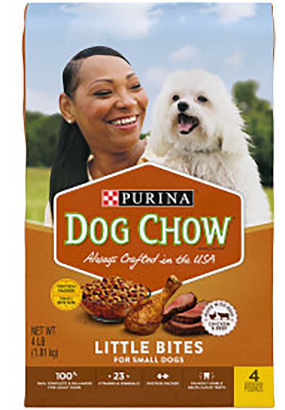 Purina 1780011030 Dog Food, S Breed, Dry, Beef, Chicken, 4 lb Bag