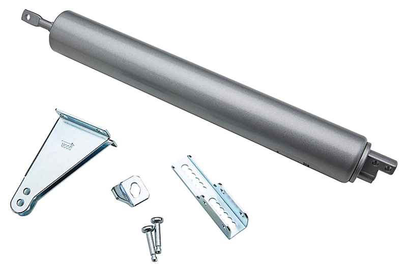 National Hardware V1339 Series N100-040 Door Closer, 6-1/2 in L, Aluminum/Steel, Aluminum