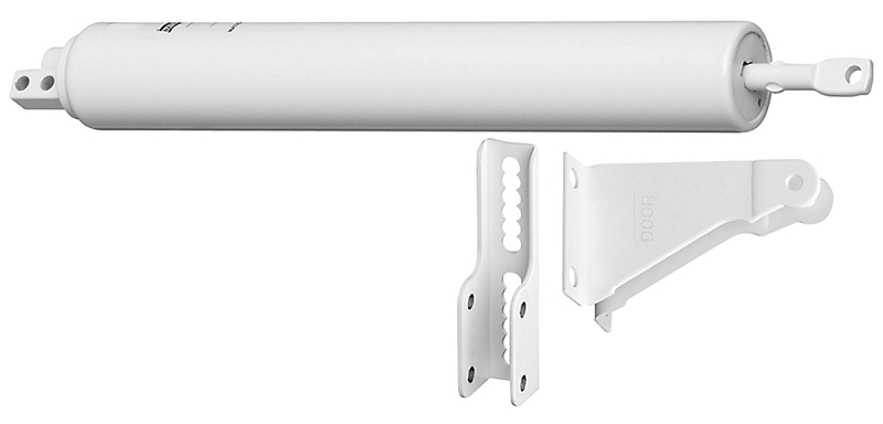 National Hardware V1335 Series N100-033 Door Closer, 1-1/4 in Dia Rod, 11-3/4 in L, Aluminum/Steel