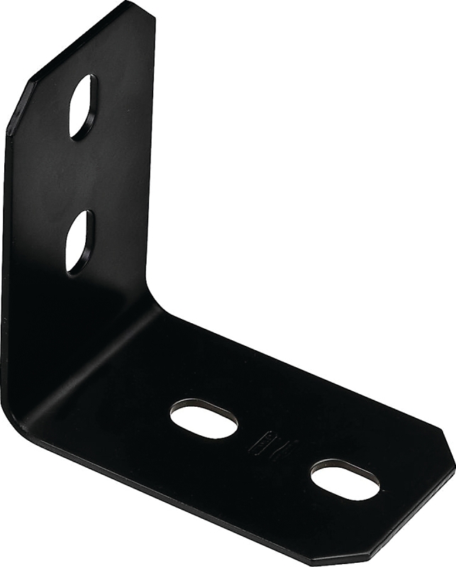 National Hardware 1156BC Series N351-500 Corner Brace, 4.9 in L, 3 in W, 4.9 in H, Steel, Powder-Coated