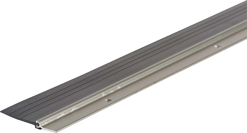 M-D 25716 Door Sweep, 36 in L, 1/4 in W, Aluminum Flange, Vinyl Insert, Yes