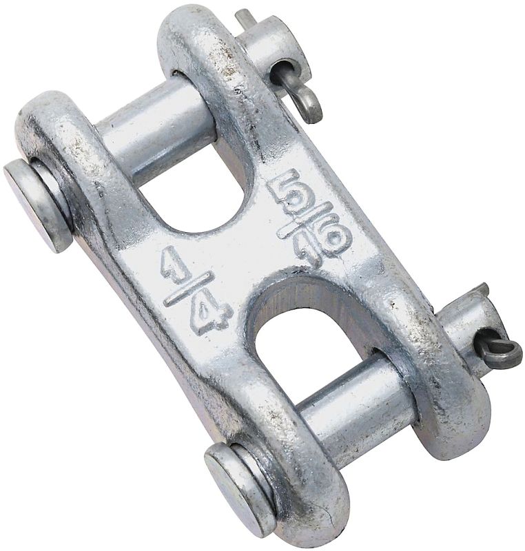 National Hardware 3248BC Series N240-879 Clevis Link, 1/4 x 5/16 in Trade, 3900 lb Working Load, 43 Grade, Steel