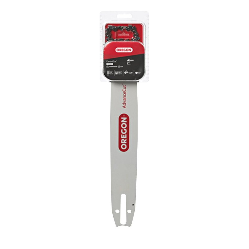 Oregon ControlCut Series 105669 Bar and Chain Combo, 16 in L, L Bar Nose Radius, 67-Drive Link, 22BPX Chain