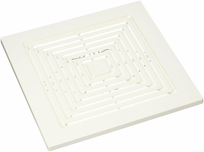 Broan Economy Series BP90 Bathroom Exhaust Fan Grille/Cover, 9 in L, 9-1/4 in W, Polymer, White