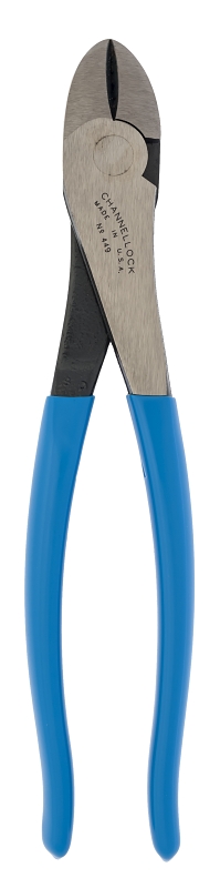 Channellock 449 Diagonal Cutting Plier, 9.54 in OAL, 0.047 to 0.091, 0.056 to 0.091, 0.162 in Cutting Capacity