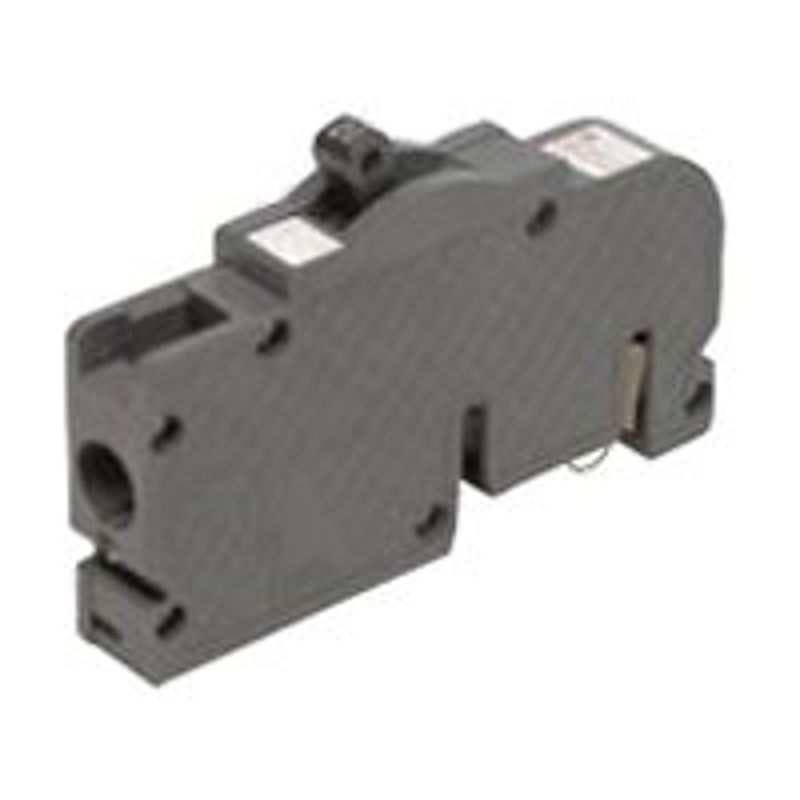 Zinsco UBIZ15 Circuit Breaker, Type UBIZ, 15 A, 1-Pole, 120/240 V, Standard Trip, Plug Mounting, Gray