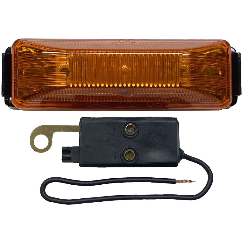 PM V161KA Side Marker/Clearance Light, 9 to 16 V, LED Lamp, Amber Lens, Plastic Housing Material, Grommet Mounting