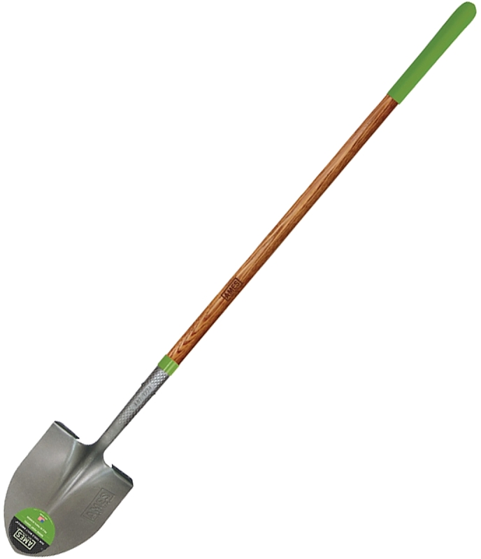 Ames 2535600 Shovel 8 3 4 in W Blade Steel Blade Hardwood Handle Long Handle 48 in L Handle VORG7005770 2535600
