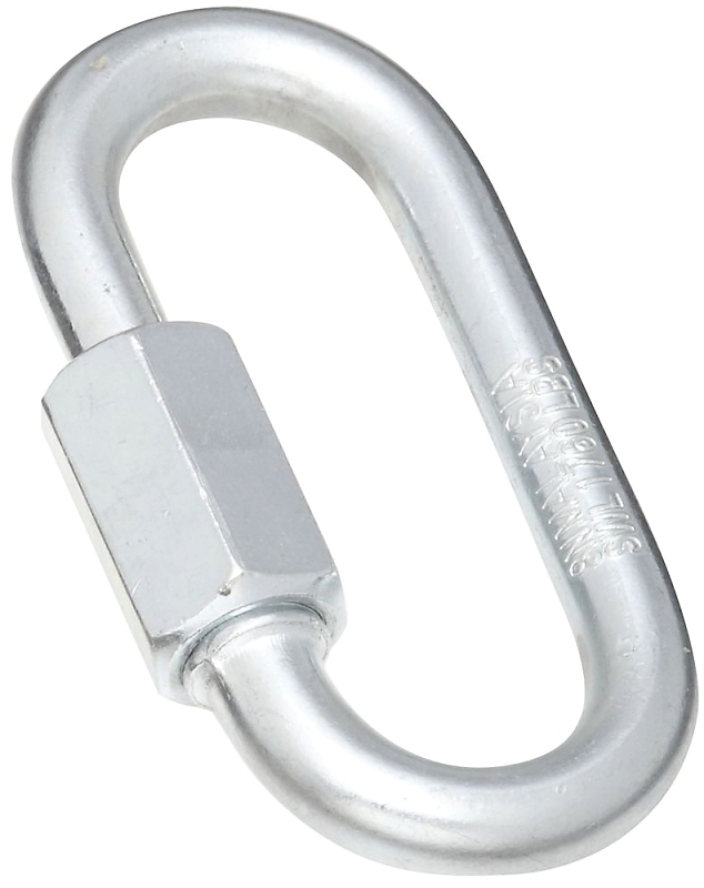 National Hardware 3150BC Series N223-008 Quick Link, 1/8 in Trade, 220 lb Working Load, Steel, Zinc-Plated